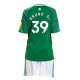Newcastle United Bruno Guimaraes #39 Bortedraktsett Barn 2025-26 Kortermet (+ Korte bukser)